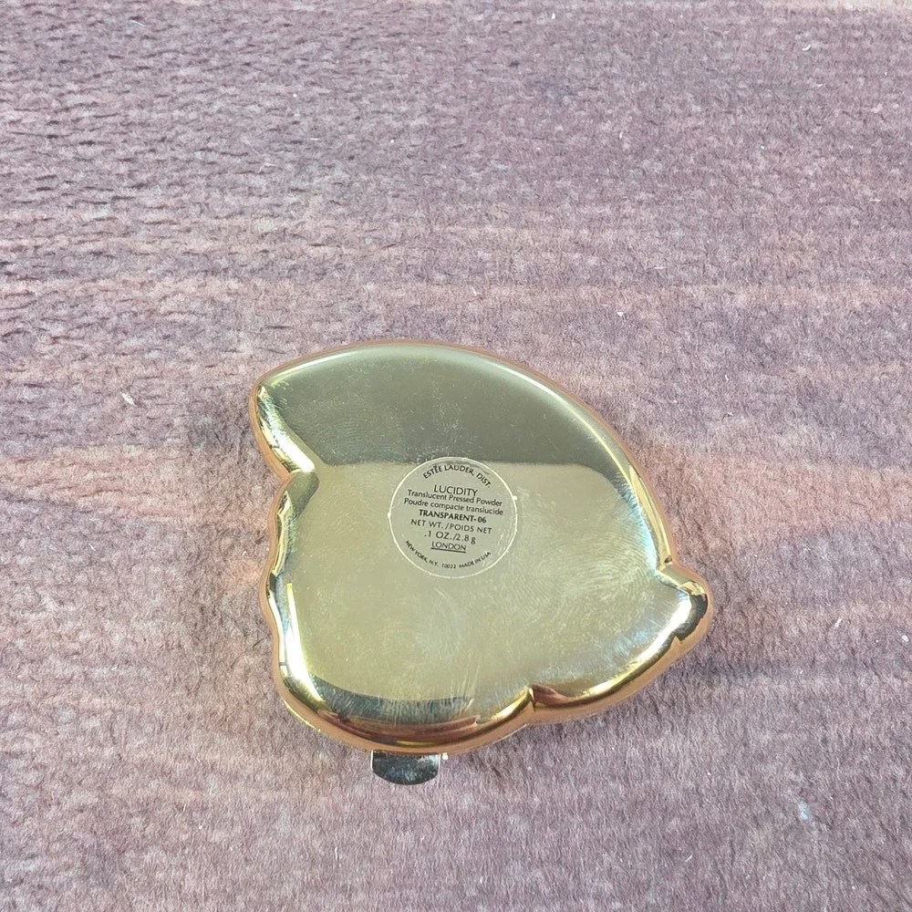 Estee Lauder Butterfly Compact Womens OS Gold Good Crystal Lucidity Powder